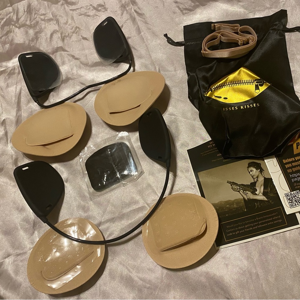 Misses Kisses famous backless, strapless bra kit- shallow and moderate plunge!